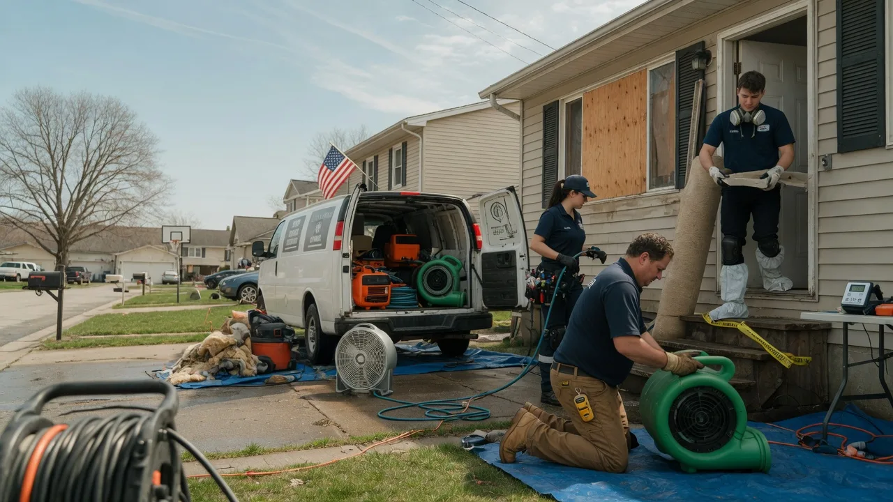 Water Damage Restoration in Tilton, IL near me